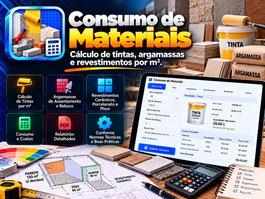 Consumo de Materiais