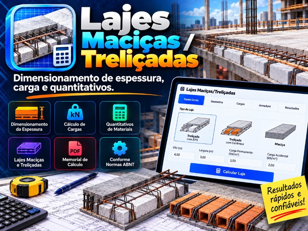 Lajes Maciças/Treliçadas